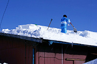 冬期の除雪作業
